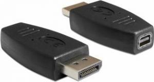 Adapter AV Delock DisplayPort - DisplayPort Mini czarny (65237) 1