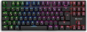 Klawiatura Sharkoon PureWriter TKL Kailh Blue (4044951021512) 1