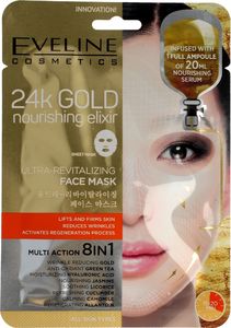 Eveline 24k Gold Ultra-rewitalizująca maska w płacie 8w1 1 szt. 1