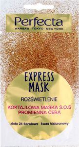 Perfecta Express Mask Koktajlowa Maska S.O.S rozświetlająca 8ml 1