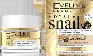Eveline Royal Snail 30+ Skoncentrowany Krem aktywnie wygładzający na dzień i noc 50ml 1