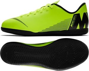 Nike Buty piłkarskie Mercurial JR Vapor 12 Club GS IC limonkowe r. 38 1/2 (AH7354 701) 1