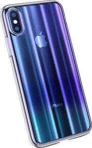 Baseus Baseus Aurora Case cieniowane etui pokrowiec ombre Apple iPhone XS Max niebieski (WIAPIPH65-JG03) 2