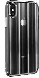 Baseus Baseus Aurora Case cieniowane etui pokrowiec ombre Apple iPhone XS Max czarny (WIAPIPH65-JG01) 1