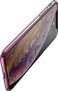 Baseus Cieniowane etui ombre Apple iPhone XS / X różowy (WIAPIPH58-JG04) 3