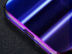 Baseus Baseus Aurora Case cieniowane etui pokrowiec ombre Apple iPhone XS / X niebieski (WIAPIPH58-JG03) 8