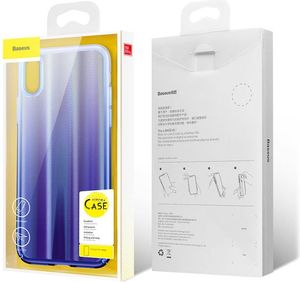 Baseus Baseus Aurora Case cieniowane etui pokrowiec ombre Apple iPhone XS / X niebieski (WIAPIPH58-JG03) 9