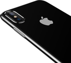 Baseus Baseus Simplicity żelowe etui pokrowiec z zatyczką na port ładowania iPhone XS Max przezroczysty (ARAPIPH65-A02) 4