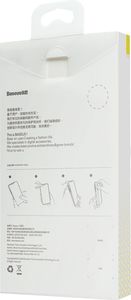 Baseus Baseus Simplicity żelowe etui pokrowiec z zatyczką na port ładowania iPhone XS Max przezroczysty czarny (ARAPIPH65-A01) 9