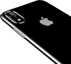 Baseus Baseus Simplicity żelowe etui pokrowiec z zatyczką na port ładowania iPhone XR przezroczysty (ARAPIPH61-A02) 4