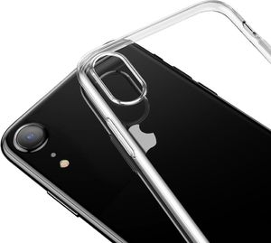 Baseus Baseus Simplicity żelowe etui pokrowiec z zatyczką na port ładowania iPhone XR przezroczysty (ARAPIPH61-A02) 5