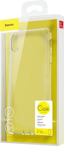 Baseus Baseus Simplicity żelowe etui pokrowiec z zatyczką na port ładowania iPhone XR przezroczysty (ARAPIPH61-A02) 8