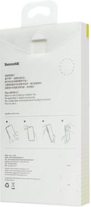 Baseus Baseus Simplicity żelowe etui pokrowiec z zatyczką na port ładowania iPhone XS / X przezroczysty złoty (ARAPIPH58-A0V) 9