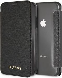Guess GUFLBKI61IGLTBK iPhone Xr black /czarny book Iridescent 1