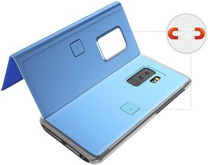 Hurtel Clear View Case futerał etui z inteligentną klapką Samsung Galaxy J5 2017 J530 niebieski 4