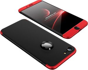 Hurtel 360 Protection etui na całą obudowę przód + tył iPhone 8 czarno-czerwony 1
