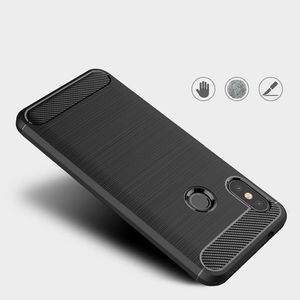 Hurtel Carbon Case elastyczne etui pokrowiec Xiaomi Mi A2 Lite / Redmi 6 Pro czarny 3