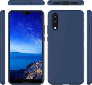 Hurtel Silicone Case elastyczne silikonowe etui pokrowiec Huawei P20 Pro czarny 5