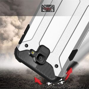 Hurtel Hybrid Armor pancerne hybrydowe etui pokrowiec Samsung Galaxy J6 2018 J600 czarny 2