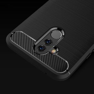 Hurtel Carbon Case elastyczne etui pokrowiec Huawei Mate 20 Lite czerwony 7