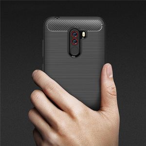 Hurtel Carbon Case elastyczne etui pokrowiec Xiaomi Pocophone F1 czarny 8