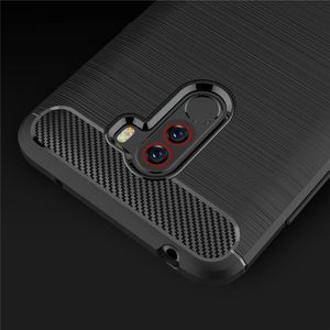 Hurtel Carbon Case elastyczne etui pokrowiec Xiaomi Pocophone F1 niebieski 7