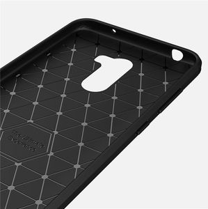 Hurtel Carbon Case elastyczne etui pokrowiec Xiaomi Pocophone F1 czerwony 3