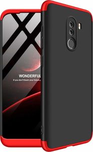 Hurtel 360 Protection etui na całą obudowę przód + tył Xiaomi Pocophone F1 czarno-czerwony 1