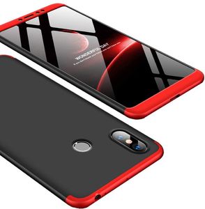 Hurtel 360 Protection etui na całą obudowę przód + tył Xiaomi Mi Max 3 czarno-czerwony 2