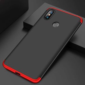 Hurtel 360 Protection etui na całą obudowę przód + tył Xiaomi Mi Max 3 czarno-czerwony 6