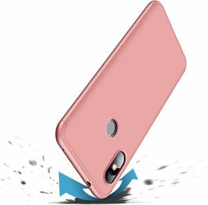 Hurtel 360 Protection etui na całą obudowę przód + tył Xiaomi Mi A2 Lite / Redmi 6 Pro różowy 2