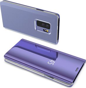 Hurtel Clear View Case futerał etui z inteligentną klapką Samsung Galaxy S9 G960 fioletowy 2