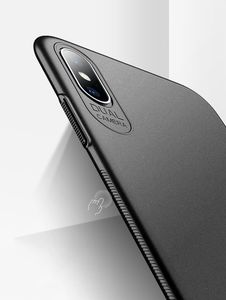 MSVII MSVII Simple ultracienkie etui pokrowiec iPhone XS Max czerwony 11