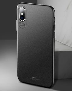 MSVII MSVII Simple ultracienkie etui pokrowiec iPhone XS Max czerwony 6