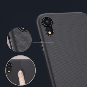 Nillkin Etui Super Frosted Shield + podstawka iPhone XR czarne 8
