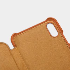 Nillkin Etui Qin iPhone XS Max brązowe 6