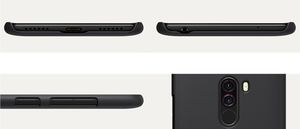 Nillkin Super Frosted Shield wzmocnione etui pokrowiec + podstawka Xiaomi Pocophone F1 czarny 3