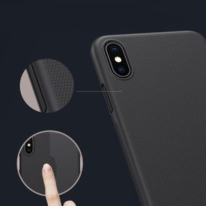 Nillkin Etui Super Frosted Shield iPhone XS Max czarne 5