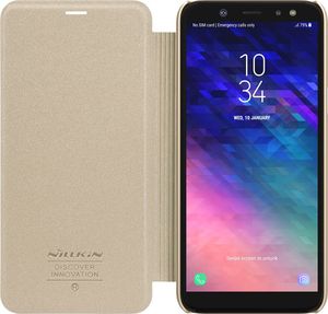 Nillkin Etui Sparkle Galaxy A6 Plus 2018 złote 5