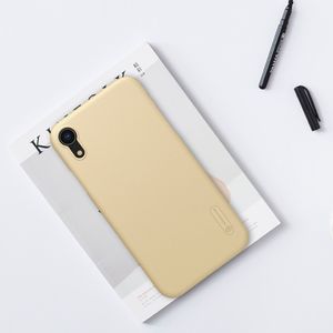 Nillkin Etui Super Frosted Shield + podstawka iPhone XR złote 2