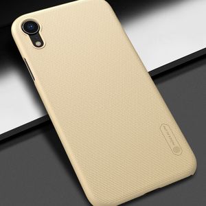 Nillkin Etui Super Frosted Shield + podstawka iPhone XR złote 5