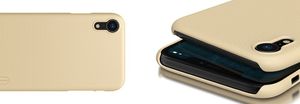 Nillkin Etui Super Frosted Shield + podstawka iPhone XR złote 6