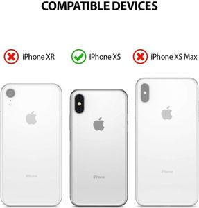 Ringke Ringke Air ultracienkie żelowe etui pokrowiec iPhone XS / X czarny (ARAP0019-RPKG) 7