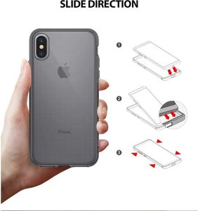 Ringke Ringke Air ultracienkie żelowe etui pokrowiec iPhone XS / X czarny (ARAP0019-RPKG) 8