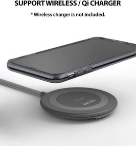 Ringke Ringke Air ultracienkie żelowe etui pokrowiec iPhone XS / X czarny (ARAP0019-RPKG) 9