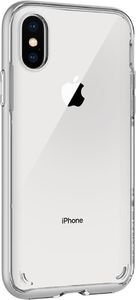 Spigen Nakładka Neo Hybrid Crystal do Apple iPhone XS Max srebrno-przezroczysta 3