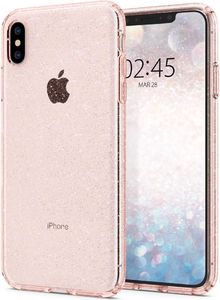 Spigen Nakładka Liquid Crystal Glitter do Apple iPhone XS Max różowa 1