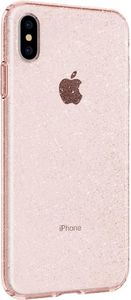 Spigen Nakładka Liquid Crystal Glitter do Apple iPhone XS Max różowa 3