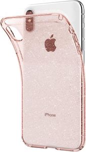 Spigen Nakładka Liquid Crystal Glitter do Apple iPhone XS Max różowa 6