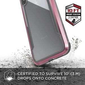 X-doria X-Doria Defense Shield - Etui aluminiowe iPhone Xs Max (Drop test 3m) (Rose Gold/Clear) 3